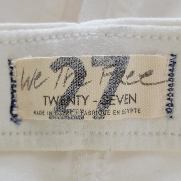 Free People We the Free Miles Away White Skinny Denim Jeans - Picture 15 of 16